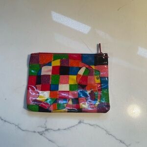 Colorful Patchwork Elephant Pouch